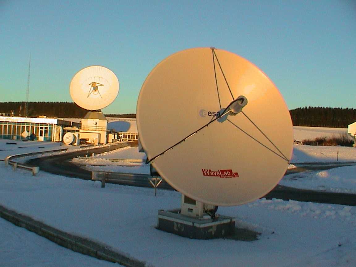 Satellite ground station of ESA